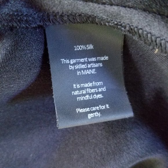 🆕 Nuthatch Black Silk Dress~L - Picture 6 of 15